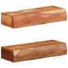vidaXL Wall Shelves 2 pcs 15.7"x6.7"x3.1" Solid Wood Acacia