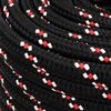 vidaXL Boat Rope Black 0.79 " 328.1 ' Polypropylene