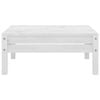 vidaXL Garden Lounge Set White Solid Pine Wood Modular Garden Lounge Set
