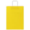 vidaXL Paper Bags 50 pcs with Handles Yellow 26x12x35 cm
