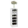 vidaXL Shoe Cabinet White Engineered Wood Medium Wall Mounting