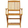 vidaXL Garden Dining Set Natural Wood Solid Acacia wood