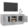 vidaXL TV Cabinet Concrete grey Engineered wood Medium TV Cabinet