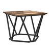 vidaXL Coffee Table 3 pcs Smoked oak 19.7" x 19.7" x 15.7