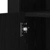 vidaXL Side Cabinet Black oak 41 x 37 x 67 cm Engineered wood