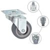vidaXL 72 pcs Swivel Casters 1.97 " (6x143434)