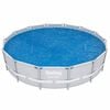 Bestway Solar Pool Cover Blue Polyethylene Fits pools up to 180.3 in wide