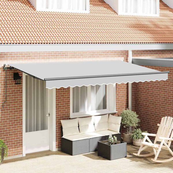 vidaXL Awning Frame Anthracite 13.1'x 6.6'Metal