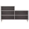 vidaXL Shoe Cabinet Grey Sonoma Engineered wood, Metal Standard