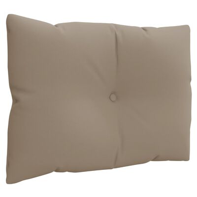vidaXL Pallet Cushions 3 pcs Taupe Fabric