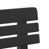 vidaXL Garden Bench Anthracite Polypropylene 43.3 in Durable