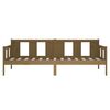 vidaXL Day Bed Honey Brown Solid Pine Wood