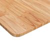 vidaXL Table Top Light brown Solid oak wood 35.4 x 35.4 in Durable