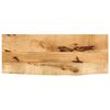 vidaXL Table Top Natural wood grain Solid mango wood 27.6 x 7.9 in