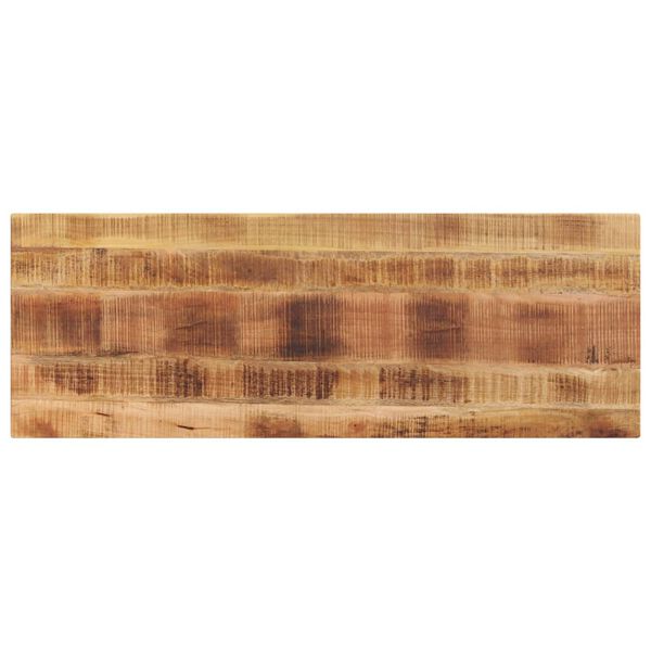 vidaXL Table Top 55.1"x19.7"x1.5" Rectangular Solid Wood Rough Mango
