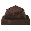 vidaXL Hand Towel Set of 10 Brown 100% Cotton 19.7 x 39.4 in