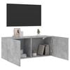 vidaXL TV Cabinet Concrete Grey Engineered Wood