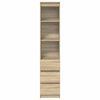 vidaXL Highboard Sonoma oak Engineered wood Tall Highboard Rectangular