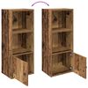 vidaXL Bookcase Old Wood Engineered Wood 30.3 in Bookcase Rectangular