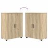 vidaXL Bathroom Furniture Set with Drawer with Shelf 4 pcs Sonoma Oak