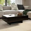 vidaXL Coffee Table High gloss black MDF with a high gloss finish Medium