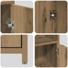 vidaXL Bathroom Furniture Set Artisan Oak Engineered wood Medium