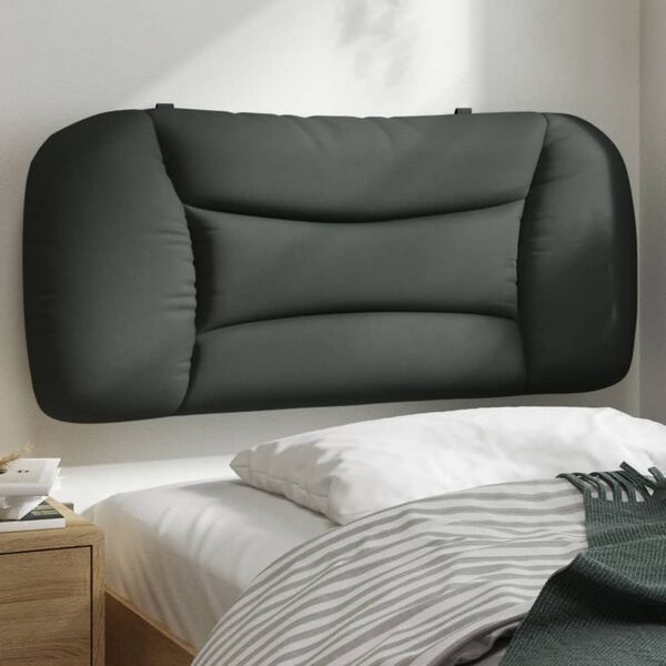 vidaXL Headboard Cushion Dark Grey Polyester with PP Fiber Filling