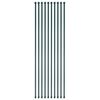 vidaXL Garden Post Set of 10 Green Metal Medium Durable Garden Post