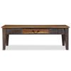 vidaXL Coffee Table Solid Wood Vintage 46.5"x23.6"x15.7"