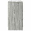 vidaXL Sideboard Grey Sonoma Engineered wood Medium