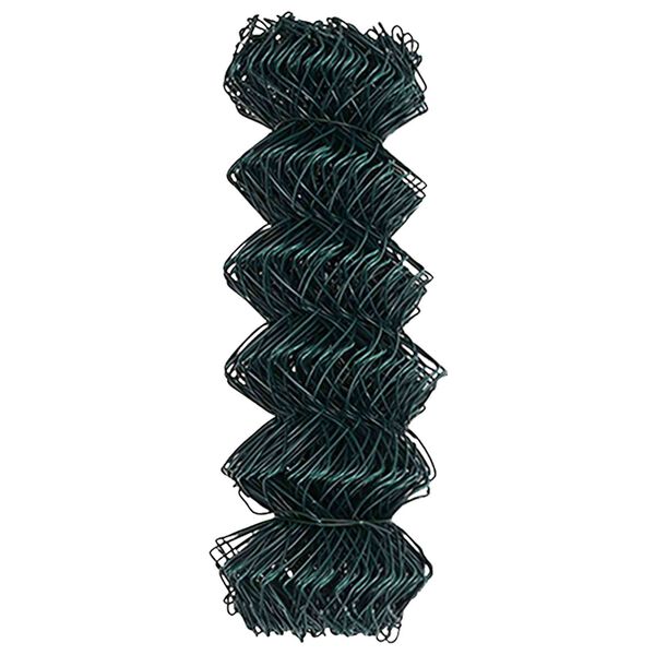 vidaXL Chain Link Fence Green 10 x 0.8 m Steel