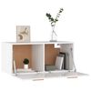 vidaXL Wall Cabinet Glossy white Engineered wood