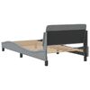 vidaXL Bed Frame Light grey