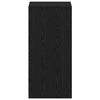 vidaXL Wardrobe with Shelf Black oak 41 x 48 x 102 cm Engineered wood