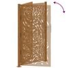 vidaXL Garden Gate 39.4x78.7" Weathering Steel Flame Design