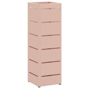vidaXL Umbrella Stand Pink 15.5 x 15.5 x 49 cm Metal