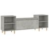 vidaXL TV Cabinet Concrete Grey Engineered wood 63 inches