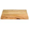 vidaXL Table Top Natural Wood Solid Mango Wood 16 in x 16 in x 1 in
