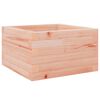 vidaXL Garden Planter Natural wood Solid Douglas wood 15.7x15.7x9.1 in