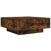 vidaXL Coffee Table Smoked oak Engineered wood Medium Durable