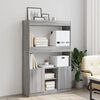vidaXL Highboard Grey Sonoma Engineered Wood Tall Highboard
