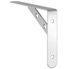 vidaXL Shelf Bracket Silver Stainless Steel Standard