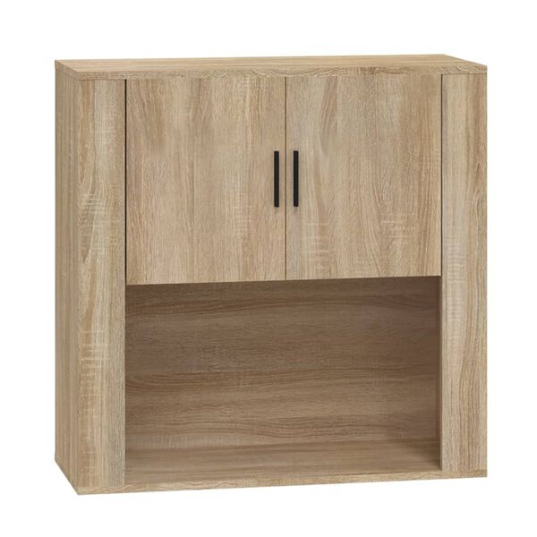 vidaXL Wall Cabinet Sonoma Oak Engineered wood Medium Wall Cabinet