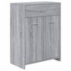 vidaXL Bathroom Furniture Set Grey Sonoma Engineered Wood Large