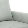 vidaXL Sofa Set Light grey