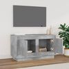 vidaXL TV Cabinet Concrete Grey Engineered Wood Small TV Cabinet
