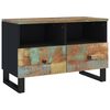 vidaXL TV Cabinet Multicolor Solid reclaimed wood, engineered wood, iron