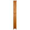 vidaXL Bookcase Natural Oak Solid Oak Wood, MDF 78.7 in height Bookcase
