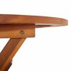 vidaXL Garden Table Natural Wood Solid Acacia wood Small Foldable