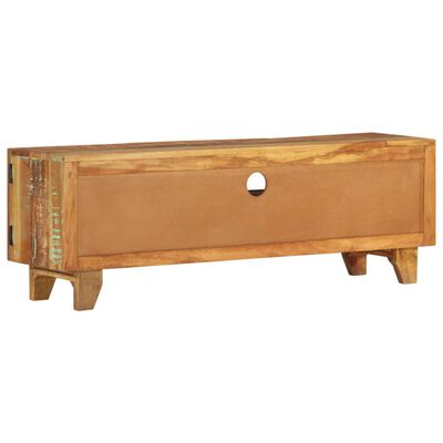vidaXL Hand Carved TV Stand 47.2"x11.8"x15.7" Solid Wood Reclaimed